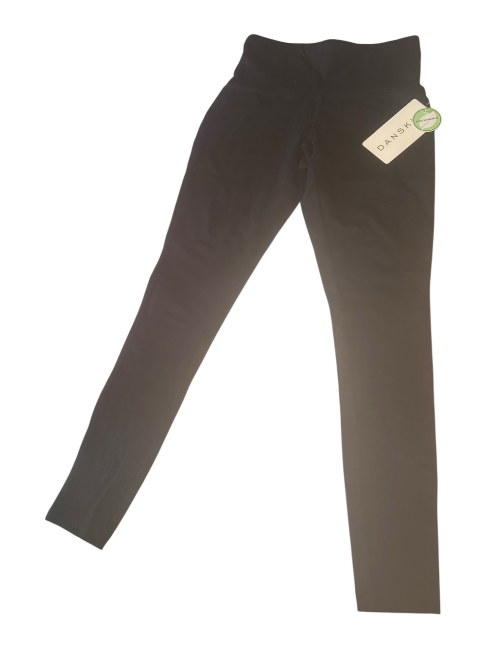 Danskin Women’s Leggings Size Small Black Full Length Ankle High Waist NWT